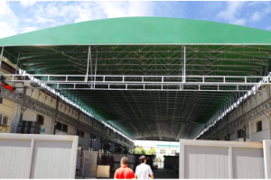 電動推（tuī）拉雨篷