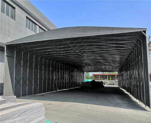 蘇（sū）州活（huó）動推拉雨棚戶（hù）外推拉棚（péng）大型移動伸縮蓬